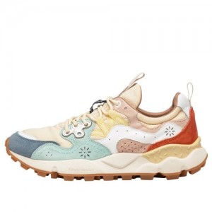 Blue Women's Flower Mountain Yamano 3 Sneakers | WYS10014LI