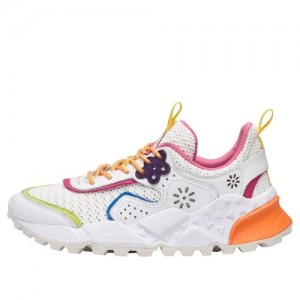 White Women's Flower Mountain Kotetsu Sneakers | FMS6483FO