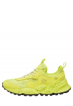 Yellow Men's Flower Mountain Kotetsu Uni Sneakers | EWE6016PE