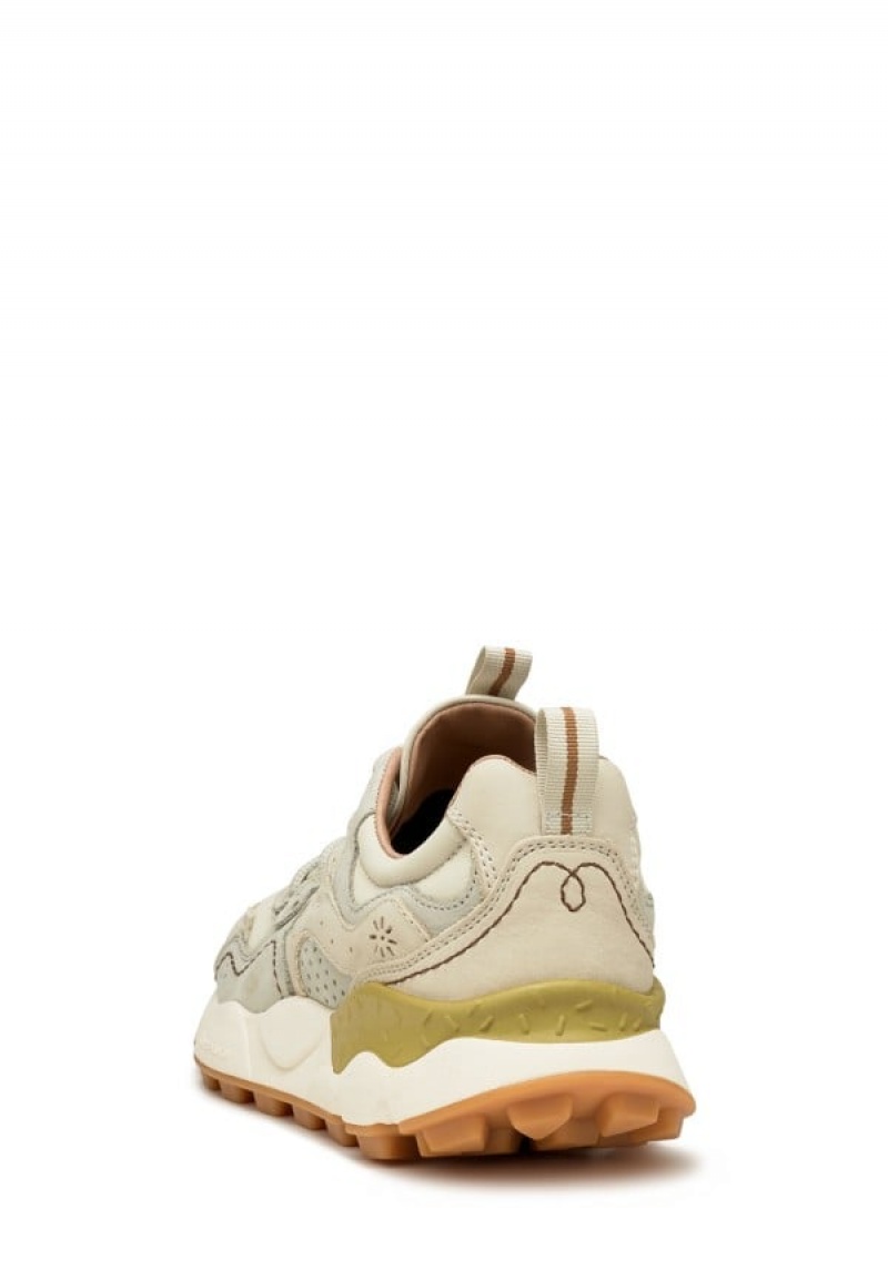 Beige Women's Flower Mountain Yamano 3 Uni Uw Sneakers | ITD3261AD