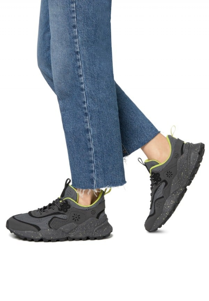 Black Women's Flower Mountain Kotetsu Uni Sneakers | EKR2048WK