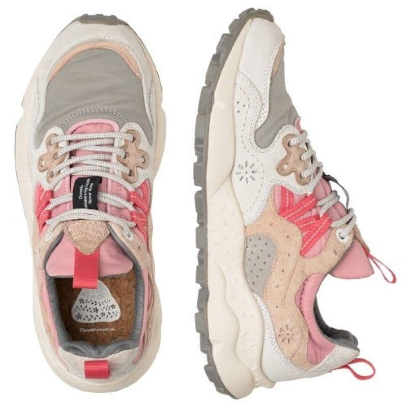 Grey Women's Flower Mountain Yamano 3 Sneakers | TWQ2076NI