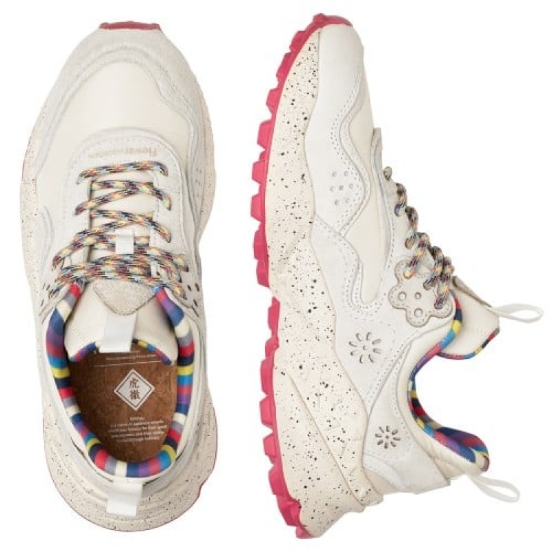 White Women's Flower Mountain Kotetsu Sneakers | FWL7449JN