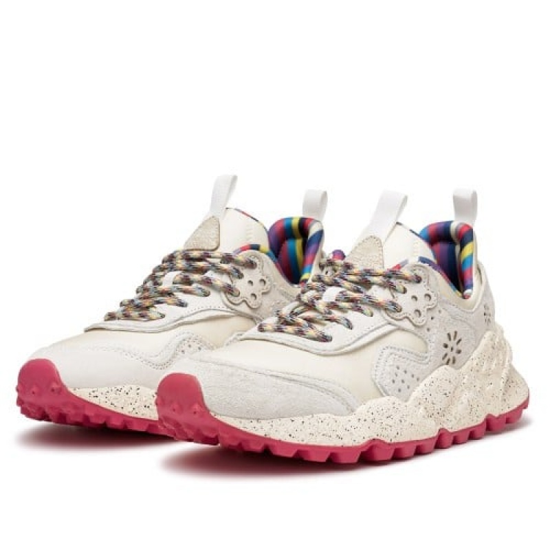 White Women's Flower Mountain Kotetsu Sneakers | FWL7449JN