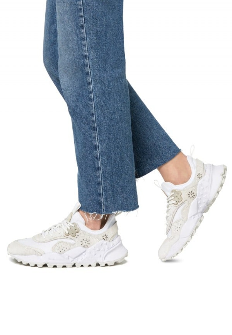 White Women's Flower Mountain Kotetsu Sneakers | ZSE4772SR