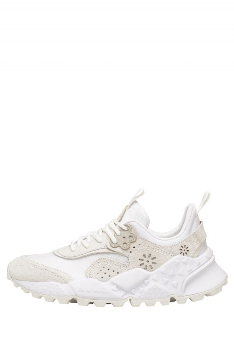 White Women\'s Flower Mountain Kotetsu Sneakers | ZSE4772SR