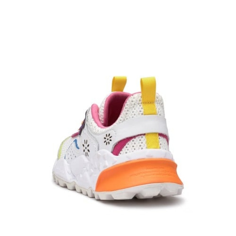 White Women's Flower Mountain Kotetsu Sneakers | FMS6483FO